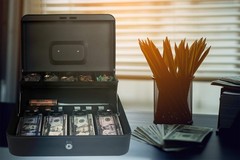 Royal Sovereign Money Handling Security Cash Rscb-400 Tiered-Tray Rscb-400N