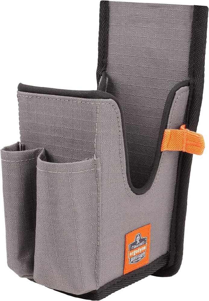 Ergodyne Squids 5540 Barcode Scanner Holster Pouch for Gun Grip Large, Gray