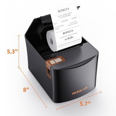 Rongta Thermal Receipt Printer, 80mm High-Speed POS Printer with Auto Cutter,…