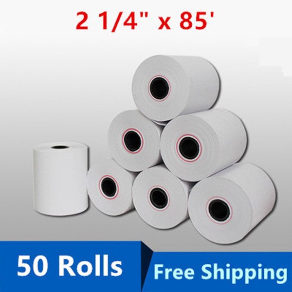 50 Rolls Case 2 1/4″ x 85′ Cash Register Credit Card POS Receipt Thermal Paper