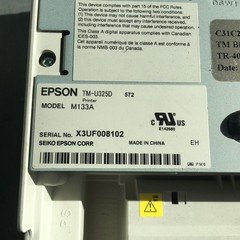 Lot of 6 Epson M133A Pos Dot Matrix Usb Thermal Receipt Printers – Read Desc.