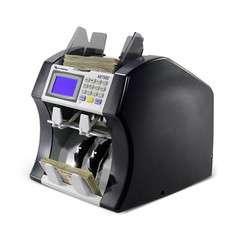 AccuBANKER AB7500 Mix Value Bill Counter USD EUR Counterfeit Detector Bank Grade