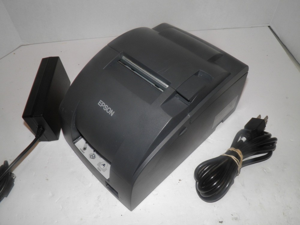 Epson Micros TM-U220B M188B Dot Matrix POS Receipt Printer Ethernet w power supp