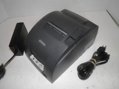 Epson Micros TM-U220B M188B Dot Matrix POS Receipt Printer Ethernet w power supp