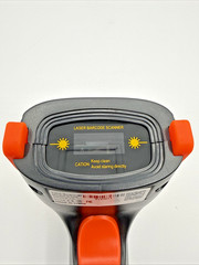 TERA 5100 Wireless 1D Laser Barcode Scanner 2.4GHz USB IP54 Orange