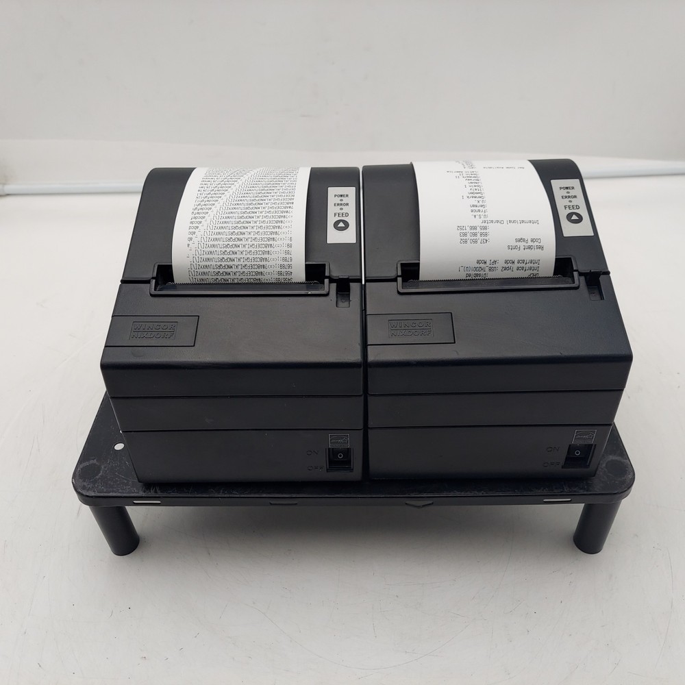 LOT OF 2 Wincor Nixdorf TH200i USB / Ethernet Printer