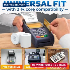 3-Pack Calculator Tape Rolls – Adding Machine Tape 2 1/4 In x 85 ft | Reliable R