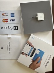 Square A-PKG-0206-01 Credit Debit Card Reader – White for Apple iPhone Android