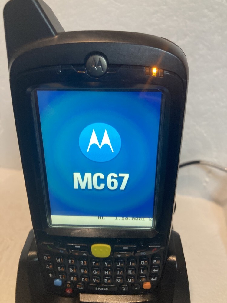 Motorola MC67 MC67NA-PDABAB00300 + Stylus Pen and Charger CRD5500 – Bad Battery