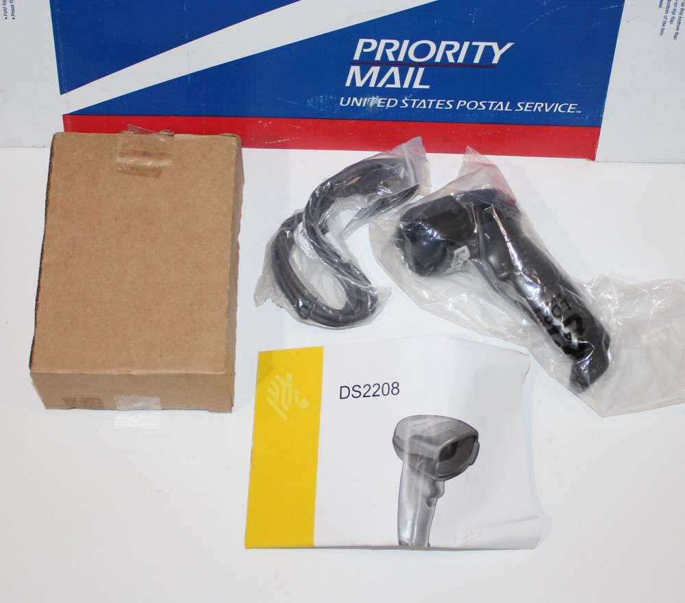 Zebra DS2208-SR00007ZZCN Corded 1D/2D Barcode Scanner – FREE PRIORITY SHIPPING