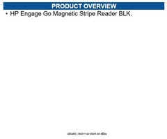 HP Retail 6K9B2AA Engage Go Magnetic Stripe Reader Black