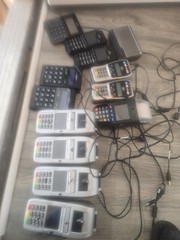 Lot of POS Credit Card Terminals Verifone Ingenico ID Tech – Damaged- Parts Only
