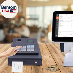 Commercial Electronic POS System Cash Register with 8LED Display and Thermal Pri
