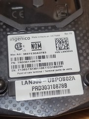 Ingenico Lane 3000 CL/Eth USB Pin-Pad Credit Card Machine Terminal 1cnt27
