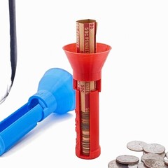 COIN COUNTING TUBES FAST WRAP PENNY NICKEL DIME QUARTER USA