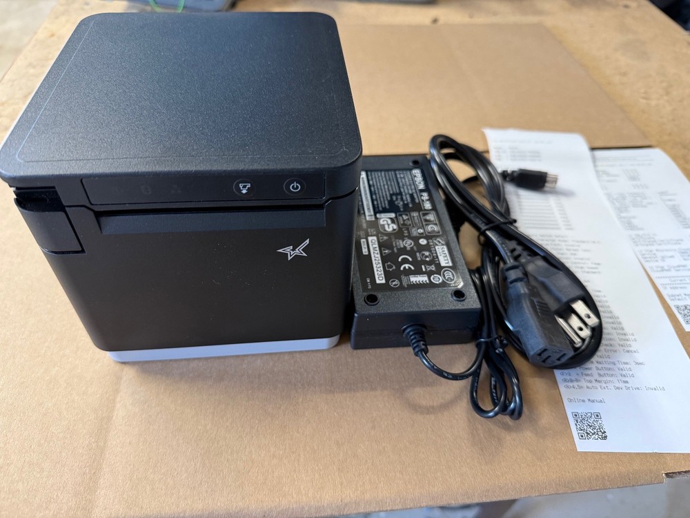 Star Micronics mC-Print3 MCP30 Thermal Receipt Printer Ethernet LAN USB Square