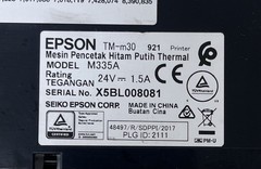 Epson TM-m30 M335A POS 3″ Receipt Mobile Thermal Label Printer