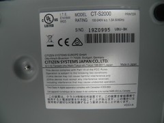 Citizen Citizen CT-S2000 Thermal POS Receipt Printer with Power Cord USB