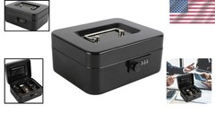 Durable Steel Cash Box with Combo Lock