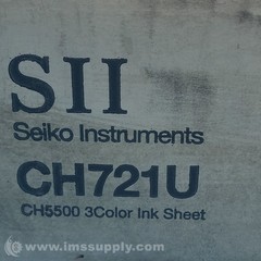 SEIKO CH721U 3Color Ink Sheet Wax Transfer Ribbons FNOB