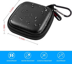 Chip Card Reader Scanner Case, Hard Carrying Bag Holder Fits Square A-SKU-0485 C