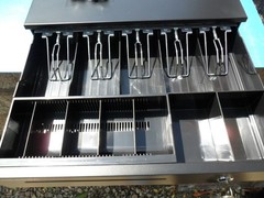 New Volcora Auto Open POS Cash Register Drawer W/Mount Brackets No. 500029-Z