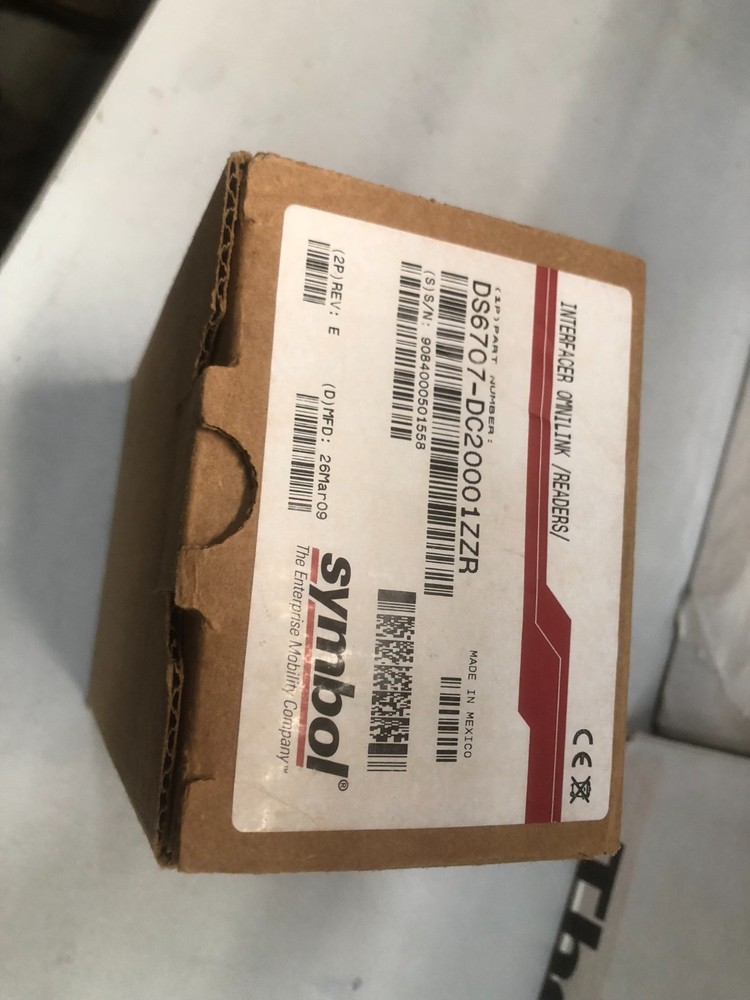 Symbol DS6707-DC20001ZZR Barcode Scanner Interfacer Omnilink Reader