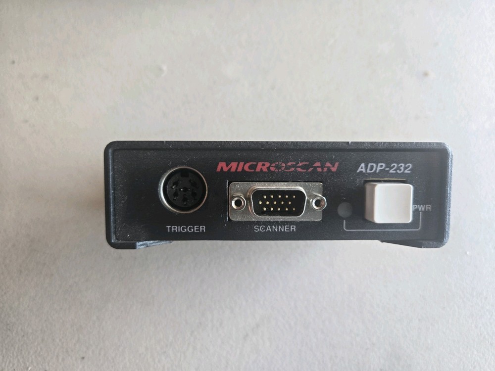 Microscan ADP-232 Adapter Data Box .used Untested