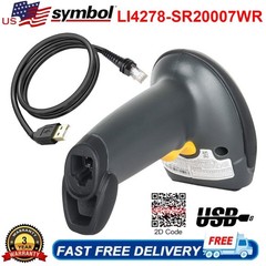 Symbol Motorola DS4208-SR00007WR Handheld 2D Omnidirectional USB Barcode Scanner