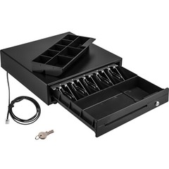 Cash Drawer 16″ Cash Register POS System 5 Bill 8 Coin 3 Unlocking Ways Box