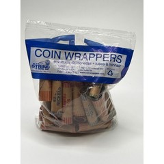 N.F. String & Son 36 Count Assorted Coin Wrappers Penny Nickel Dime Quarter Roll