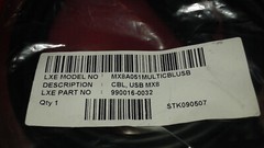 Honeywell/LXE MX8A051MULTICBLUSB USB Charge/Com Cable For MX8 handheld computer