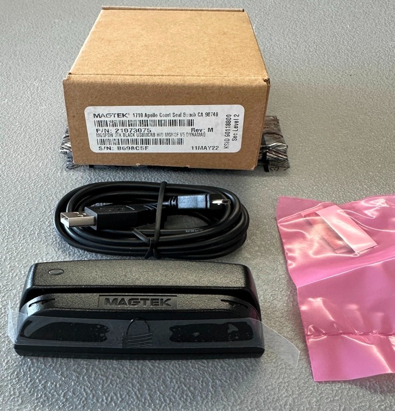 Magtek 21073075 Dynamag USB Card Reader Windows/ Android/ MAC Compatible *NEW*