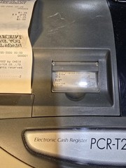 Casio PCR-T2000 Cash Register Thermal Print – Parts Only
