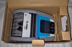 Zebra ZQ620 Portable Barcode Thermal Printer Wifi with QLn-EC Internet Cradel
