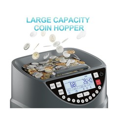 Aneken Coin Counter and Sorter with TFT Display – Accurate Sorting Machine fo…