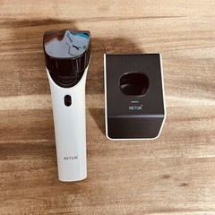 NETUM DS5000 Bluetooth Wireless 1D Barcode Scanner w/Stand *NO Cable*