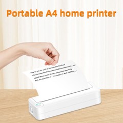 A4 Portable Paper Printer Thermal Printing Wireless BT Compatible with iOS B9T5