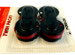 Porelon PR 511 Black/Red Twin Spool Calculator Ribbon Twin-Pack Universal 1996