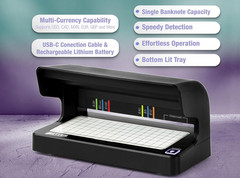 Better Office Products Counterfeit Money Detector Machine, Portable Money Checke
