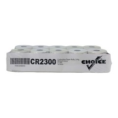 10 Rolls 2-Ply 3″ x 90′ Carbonless POS Paper Rolls White/Canary