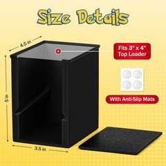 Toploader Dispenser & Penny Sleeve Holder – Dual Compartment Holds 250 Penny …