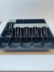 Lot of 4 Cash Register Till Tray Drawer Insert 5 Bill 5 Coin Black