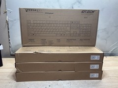 ID Tech VersaKey Compact POS Keyboard w/ MagStripe Reader IDKA-234133B/JUA3904