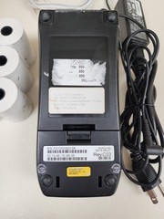First Data FD130 Credit Card Terminal w/ power supply and 6 rolls paper