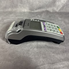 VeriFone VX520 Silver And Black, LCD Screen POS Credit Card Terminal UNTESTED