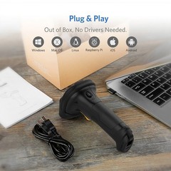Inateck Bluetooth Barcode Scanner with Charging Base, 2D Wireless, Bundle…
