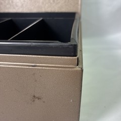 Metal Cash Box with Tray No Key For Lock 4″ x 7.75″ x 11″ Rockaway Metal Prod Co