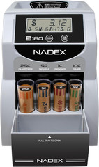 Nadex S180 Digital Coin Sorter and Counter – Displays Total and Denomination