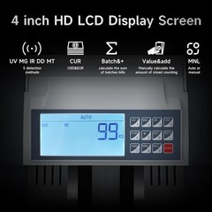 Money Counter Machine Pro 2.0 Dual-Motor, Dollar Euro MT/UV/MG/IR/DD/DBL/HLF/CHN